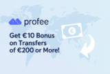 Profee: Get €10 Bonus on Transfers of €200 or More!